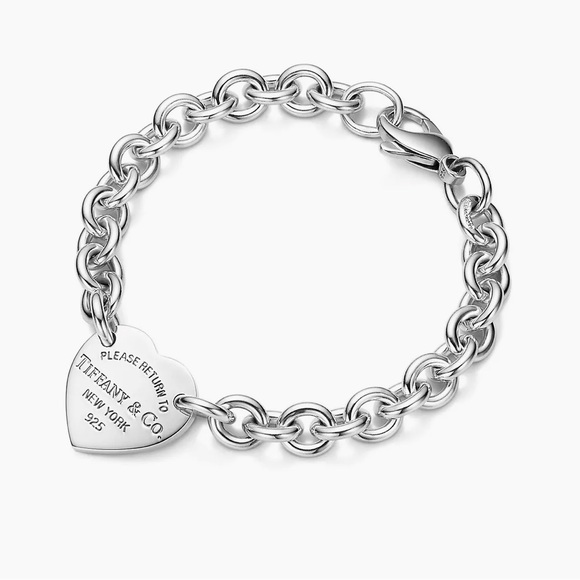 Tiffany & Co. Jewelry - Return to Tiffany Heart Tag Bracelet in Silver (7.5 inches)